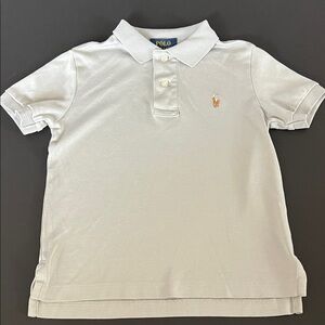 Polo by Ralph Lauren Boys Light Gray Polo Shirt